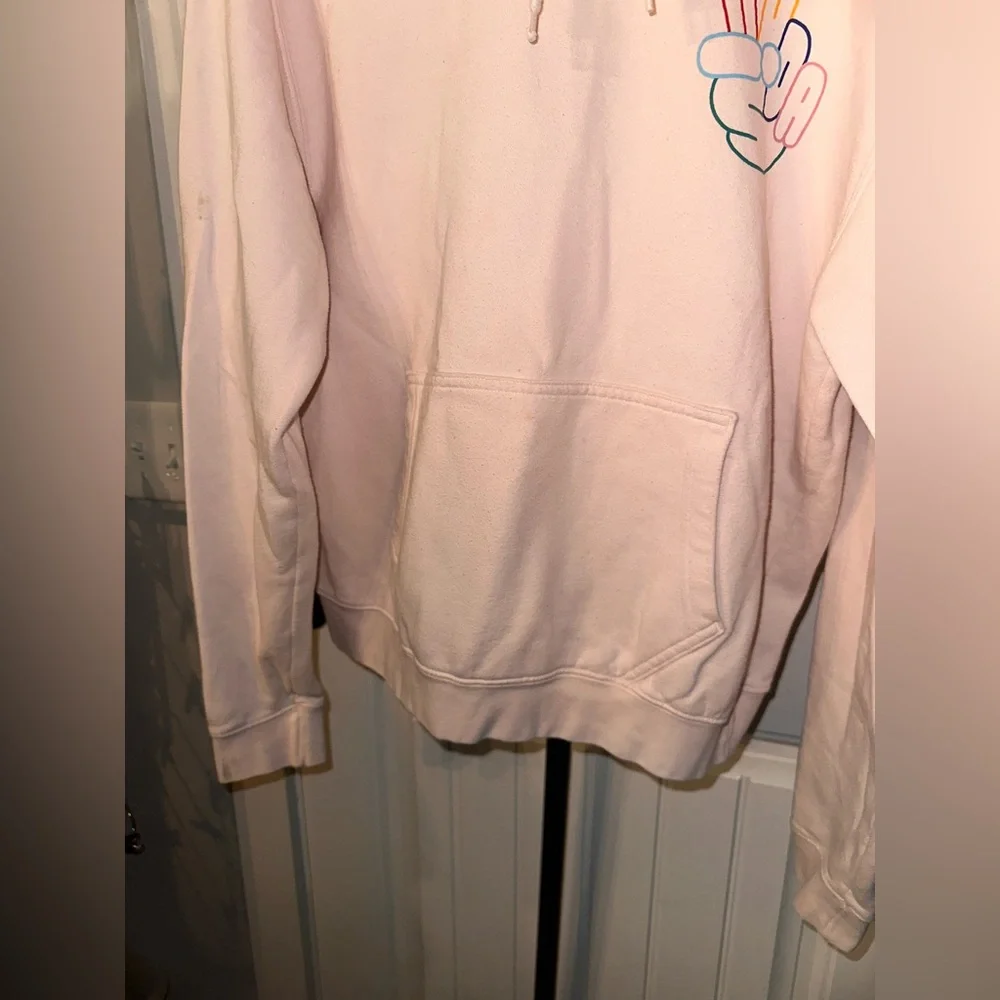 Adidas Size Medium‎ Men's Light Pink Logo Hoodie